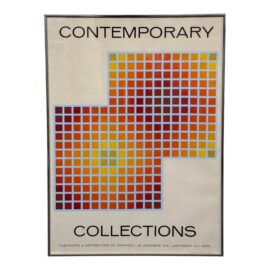 Richard Anuszkiewicz "Squares" Contemporary Collections Poster, 1960's
