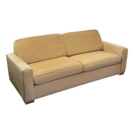 Ethan Allen Custom Spencer Chenille Upolstered Sofa. Original Price: $4,600