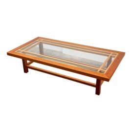 Berkeley Mills Open Grid Wood Coffee Table. Original Price: $3,950