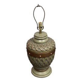 Lamps Forever, Sun Valley Green Lattice Urn Style Table Lamp