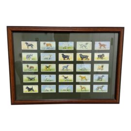 Willis Framed Cigarette Dogs, Set of Twenty-Five