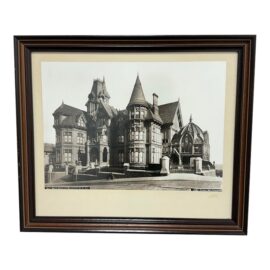 Circa 1886 Mark Hopkins Residence Photograph Print, San Francisco. California.