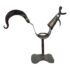 Vintage Iron Rooster Candle Holder