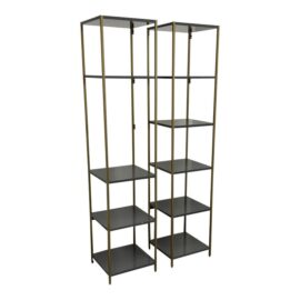 West Elm Zane Tall Bookshelves, a Pair. Original Price: $800