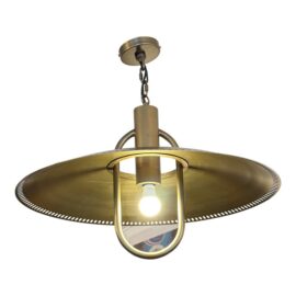 NEW Four Hands Arely Antiqued Brass Pendant Light. Original Price: $1,000