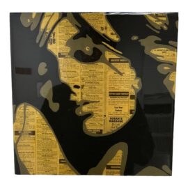 Circa 2013 Andraej Michael Karwacki "Once Upon a Time in Sf" Mixed Media on Panel.