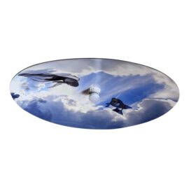 NEW DWM Maloos Custom Design Flying Fish Lighting Pendant. Original Price: $1,250