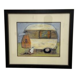 Sam Toft "Home From Home" Framed Print. Original Price: $100
