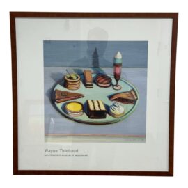 Wayne Thiebaud "Dessert Tray" San Francisco Museum of Modern Art. Original Price: $150