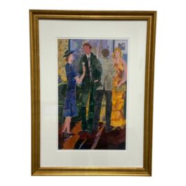 Martha Sutcliffe Kornahrens Custom Framed Collage. Original Price: $1,000