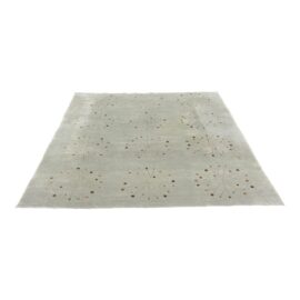 8ft X 9ft 8in Plush Celadon + Fawn Dandelion Pattern Area Rug