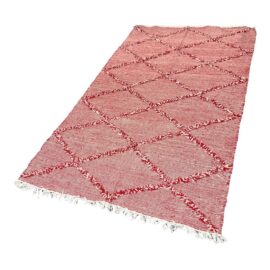 4ft9in × 7ft9in Vintage Moroccan Wool Area Rug