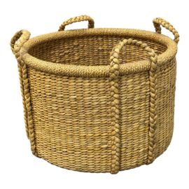 Mecox Studio Large Round Rush Basket. Original Price: $425