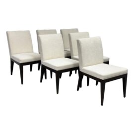 NEW Lexington Zanzibar Off White Murano Dining Side Chairs, Set of Six. Original Price: $5,880