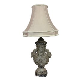 Vintage Style Dolphin Embellished Table Lamp