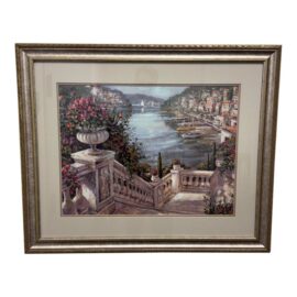 Van Martin "Mediterranean Cove" Tuscan Art Print