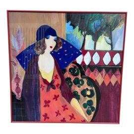 Itzchak Tarkey "Indigo Chapeau" Artwork