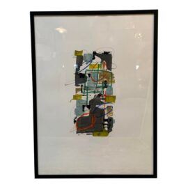 Isabel Wyatt “Labyrinth 3” Custom Framed Original Painting