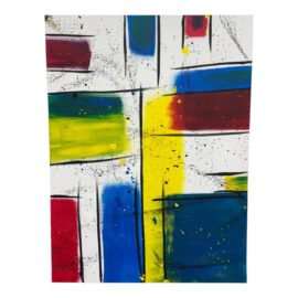 John Bishop Style Happy Abstract Acrylic Painting