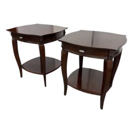 Circa 2000 Bombay Company Side Tables, a Pair