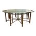 McGuire Bamboo Wrapped Octagonal Dining Table
