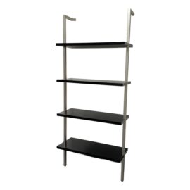Crate & Barrel Helix Leaning + Wall Mounted Bookshelf