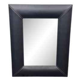 Howard Elliott Rectangular Leather Wall Mirror. Original Price: $250