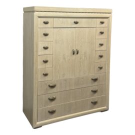 Late 20th Century Henredon "Enchantment" Chest of Drawers + Center Cabinet