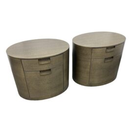 Antonio Citterio for B & B Italia by Maxalto Amphora Nighstands, a Pair. Original Price: $10,000
