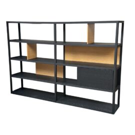Jean Louis Iratzoki for Design Within Reach Treku Kai Black Finish Bookcase. Original Price: $3,490