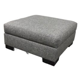 JoyBird Grey Square Ottoman