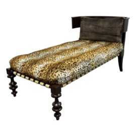 Therien Studio Workshops Custom Kyrelos Chaise Lounge. Original Price: $9,000