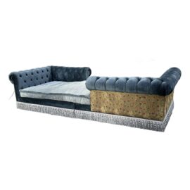 Custom Design Chesterfield Tete a Tete. Original Price: $19,000