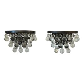 Robert Abbey Bling Wall Sconce, a Pair. Original Price: $950