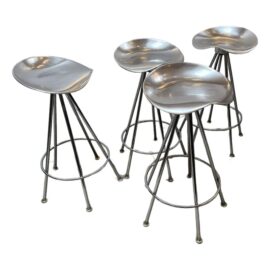 Pepe Cortes for Amat-3 for Knoll Jamaica Counter Stools, Set of Four