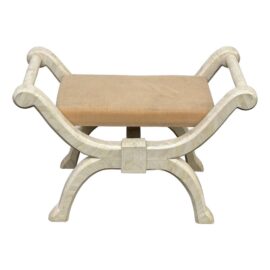Antique Style Inlaid Roman Bench