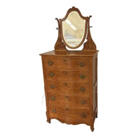 Victorian Era Chest of Drawers + Vanity Mirror