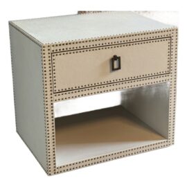 Restoration Hardware Paloma Leather Nightstand. Original Price: $1,100