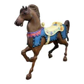 Christopher Olson Hand Carved + Painted Carousel Horse