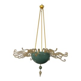 Bacchus Glass Hand Blown Soliel Chandelier