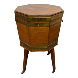 Antique George III Wine Cooler, Two Piece