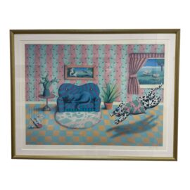 A. Speer Serigraph on Paper "Room Dividers", Signed