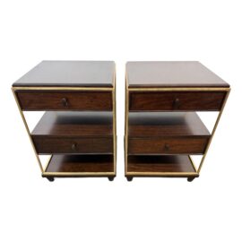 Stanley Furniture Virage Nightstands, a Pair. Original Price: $1,900