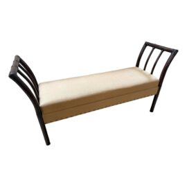 Palecek Bent Bamboo Upholstered Bench. Original Price: $800