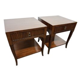 Henredon Acquisitions Lundy Side Tables by Stanley, a Pair
