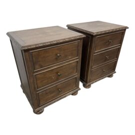Restoration Hardware French Empire Nightstands, a Pair. Original Price: $2,300
