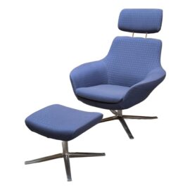 Coalesse for Steelcase Bob Lounge Chair + Ottoman. Original Price: $5,100