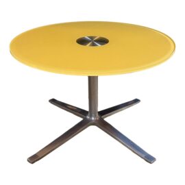 Steelcase Coalesce Bob Yellow Glass Side Table