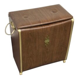 Vintage Mid Century Modern Laundry Hamper
