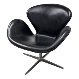 Arne Jacobsen Style Swan Swivel Chair